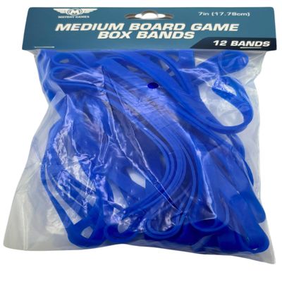 12 Pack of Medium Board Game Box Silica Bands (7 inches)