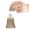 Christmas Tree Pendant Brass Handicrafts Scripture Button Home Creative Decorations Gifts Engraved view 2