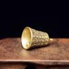 Christmas Tree Pendant Brass Handicrafts Scripture Button Home Creative Decorations Gifts Engraved view 4