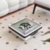 Wlikoci Portable Mahjong Machine (53Cm Mini Size) + 144 Magnetic Tiles, Suitable for Chinese & Filipino Style, Auto Shuffling Mah Jong Table for Indoor & Outdoor view 3