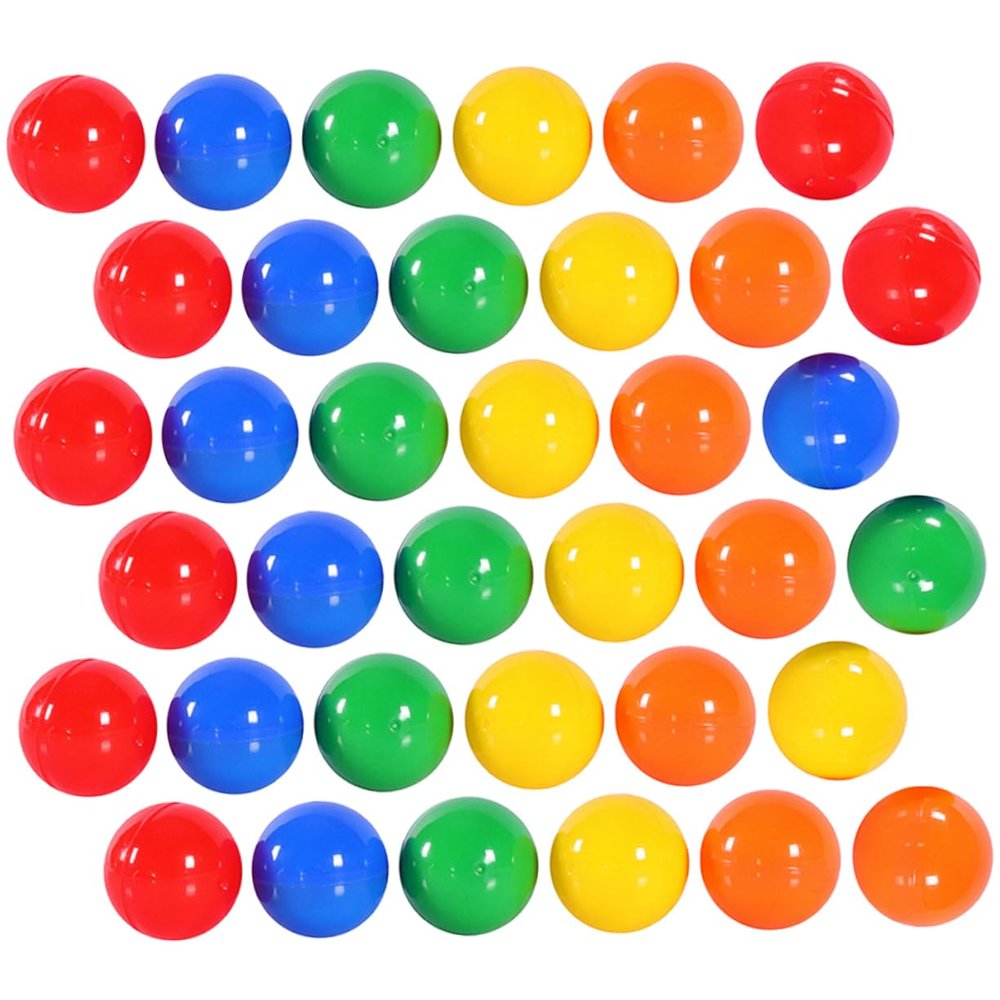 OHPHCALL Seamless Balls 100 Pack Small Raffle Balls for Party Decorations Craft Projects and Games