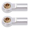 10pcs M3 Aluminum Ball End Link Rods | High - Strength Upgrade for AXIAL SCX10 1/10 RC Crawler Car | Accurate Fit Replacement Parts/RC Car Accessories (Silver) view 4