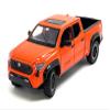 2024 Toyota Tacoma TRD Off-Road Edition Pickup Truck Octane Orange with Bed Camper 1/24 Diecast Model Car view 1