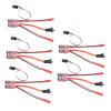 30A Compact Micro Brushed ESC with Brake for Mini Z Cars, 5PCS RC Brushed Speed Controller for 130 180 260 Motor 1/16 1/24 Car Model view 1