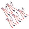 30A Compact Micro Brushed ESC with Brake for Mini Z Cars, 5PCS RC Brushed Speed Controller for 130 180 260 Motor 1/16 1/24 Car Model view 3