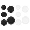 CHILDWEET 10pcs Piggy Bank Stoppers Black White Rubber Closure Plugs for Money Saving Boxes Fits Seal for -Term Use view 1