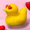 Articulated Duck with Heart Eyes | Home Dcor and Office Desk Toys | Autism, ADHD, Sensory | 3D Printed Gift view 1