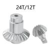 RC Spare Part Compatible with FMS K5 for FCX24 for Xiaoqi 1/24 Remote Control for Model Car Upgrade Accessories Harden Steel Bevel Gear(Black,1 Pair) view 2