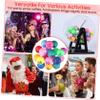 TOYANDONA Multicolored Bingo Balls Numbers Lottery Game Balls for Entertainment Hollow Pong view 3