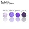 Large Magnetic Sensory Fidget Ball Toy, 8Pcs Silicone Sensory Stress Relief Toys for Adults, Teens with Autism, ADHD, Anxiety, Stocking Stuffers for Women Men Teen Gift (Purple, Large) view 2