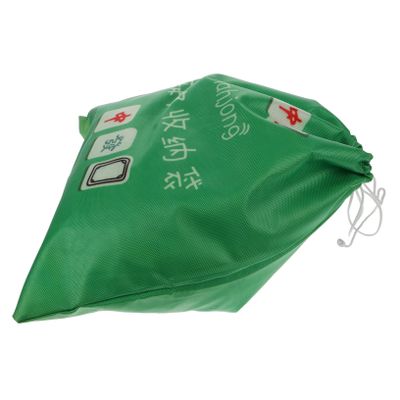 HEALLILY Mahjong Tiles Storage Bag Drawstring Pouch for Easy Travel Organization Lightweight Holder for Mahjong Enthusiasts for Games The Go