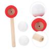 Kisangel Blow and Float Toys for Boys and Girls 1 Set Squeaky Wooden Floating Balls for Therapy Cognitive Development view 3