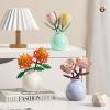 Aningde 9 Flowers 850Pcs Botanical Flower Micro Building Bricks Model Kit for Adults  Roses Design for Home Decor  Ages 14+ view 2