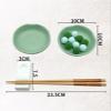 LLTCMAOYI Children's Chopsticks Holding Ball Family Toys, Montessori Early Education Fine Movement,Set Plus Plastic Tray view 3