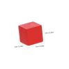 DOITOOL 100pcs Square Blocks Wooden Craft Cube Set Blocks Accessories for DIY Decorations Building view 2
