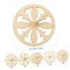 SUPVOX 20pcs DIY Unfinished Hollow Wood Tops for Boys and Girls Creative Painting Toys for Arts Crafts Activities for Outdoor Fun and Birthday Parties view 2