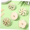 SUPVOX 20pcs DIY Unfinished Hollow Wood Tops for Boys and Girls Creative Painting Toys for Arts Crafts Activities for Outdoor Fun and Birthday Parties view 3