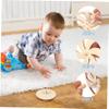SUPVOX 20pcs DIY Unfinished Hollow Wood Tops for Boys and Girls Creative Painting Toys for Arts Crafts Activities for Outdoor Fun and Birthday Parties view 4