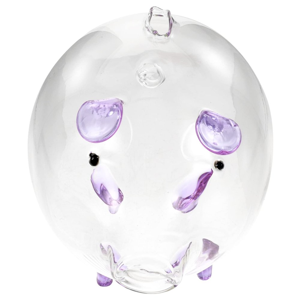 Abaodam Piggy Bank for Girls Transparent Glass Box Cute Pig Design Money Bank for Boy Girl Capacity Novelty Home Decor Birthday