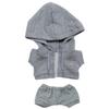 Xyrmync 10cm 15cm 20cm Plush Doll Clothes Coat Pants Multi-Color Sportswear Sets Toys Dolls Accessories (Gray, 10cm) view 1
