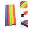 Abaodam 5pcs Relay Sticks for School Competitions and Lightweight Sticks for Boys and Girls Racing for Indoor and Outdoor Relay Races Easy to Pass and Eye-catching Design view 3