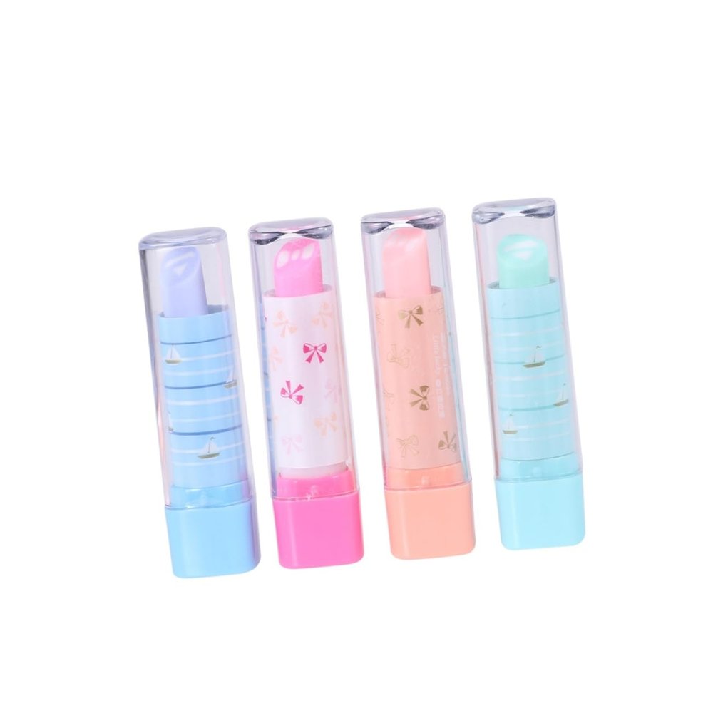 10pcs Erasers Lipstick Eraser for Boys and Girls Students for Boys and Girls Style