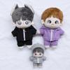 Xyrmync 10cm 15cm 20cm Plush Doll Clothes Coat Pants Multi-Color Sportswear Sets Toys Dolls Accessories (Purple, 20cm) view 2