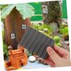 Kisangel 10pcs Miniature Bricks for Realistic Simulation Wall Bricks for Garden Bonsai and Dollhouse Decor for Crafting and Model Building view 3