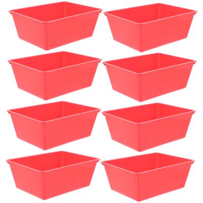 ABOOFAN 10pcs Plastic Game Coins Storage Baskets Sturdy Coin Organizers Storage Bins