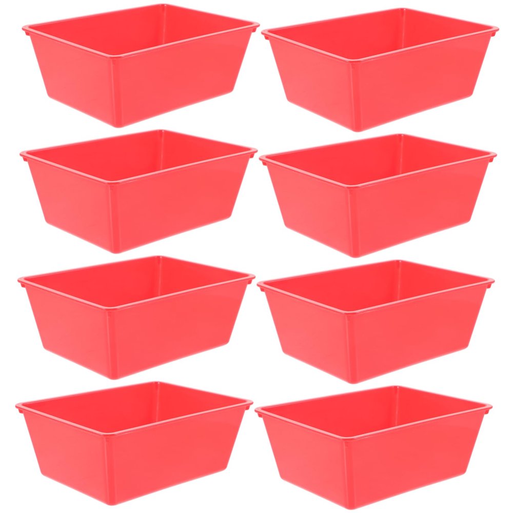ABOOFAN 10pcs Plastic Game Coins Storage Baskets Sturdy Coin Organizers Storage Bins