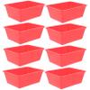 ABOOFAN 10pcs Plastic Game Coins Storage Baskets Sturdy Coin Organizers Storage Bins view 1