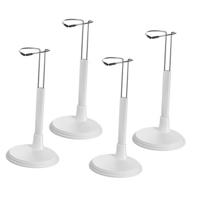 Abaodam 4pcs Doll Holders Display Stands for Dolls Sturdy Material for Showcasing Figures and Toys Shelves Tables