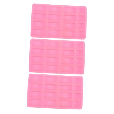 HOMSFOU 3pcs Miniature Brick Mold Model Sand Brick Mould DIY Table Molding Tool Random Color