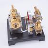 iREOGAME Full Metal Stationary Beam Steam Engine Model That Works, Retrol SE-01 Steam Model Kits and Horizontal Boiler, Physical Experiment Tool, 85Pcs view 3