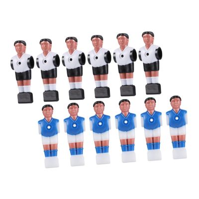 Abaodam 12pcs Soccer Player Figurines for Foosball Table Football Accessory Toys