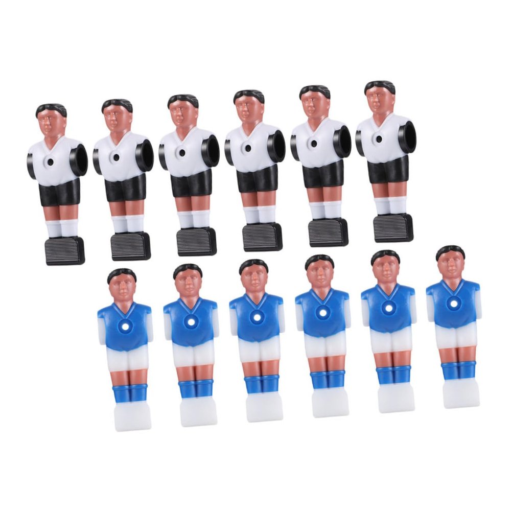 Abaodam 12pcs Soccer Player Figurines for Foosball Table Football Accessory Toys