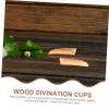 GLEAVI Taoist Divination Cups Crescent-Shaped Sacred Gua Tools for Dowsing Spiritual Desk Ornament Authentic Chinese Woodcraft for Home and Office Decor view 4