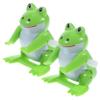 Kisangel Educational Wind-up Frog Toys Frog Model Toys New Year for Boys and Girls view 1