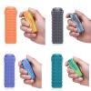 4PCS Little Ouchies Fidget Keychain for Adults,Spiky Grippie Stim Toy | Pain Relief & Anxiety Stress Relief |Tactile Fidget for ADHD,Focus & Venting | Color-Changing (30C) & Glow in Dark view 1