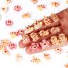 110pcs Mini Resin Capybara, Mixed Styles Miniature Flower Capybara Figures Tiny Resin Animals Figurines for Bonsai Micro Landscape Dollhouse Garden Decor view 1