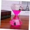 HEALLILY Diamond Design Liquid Motion Timer Hourglass for Desk Decor Educational Birthday Present Liquid Timer view 2