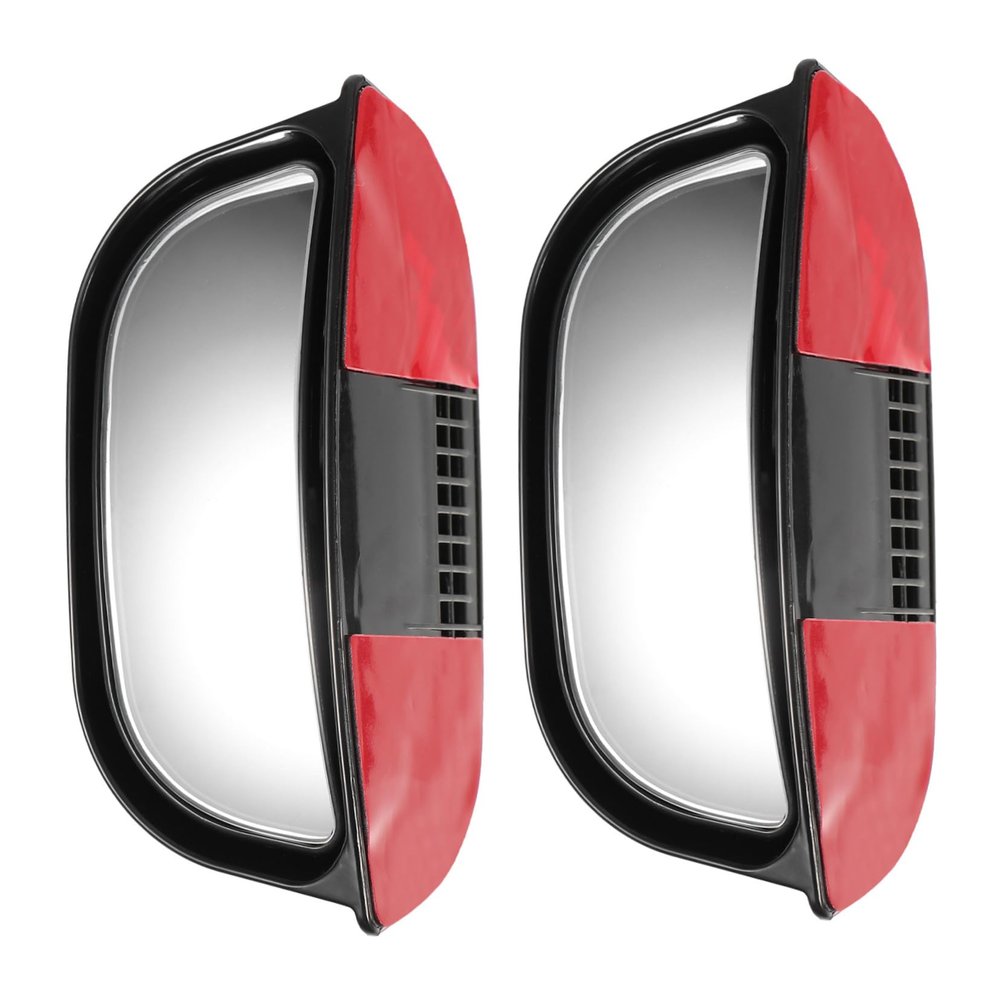 HEALLILY Set of 2 Wide Angle Rear Seat Mirrors Car Auxiliary Mirror for Blind Spot Safety Easy Install