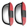 HEALLILY Set of 2 Wide Angle Rear Seat Mirrors Car Auxiliary Mirror for Blind Spot Safety Easy Install view 1