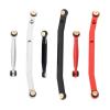 RC Upgrade Accessories for Axial for SCX24 90081 RC Crawler Upgrade Parts Aluminum Alloy Material CNC Front Steering Linkage Rods Set(Black) view 3