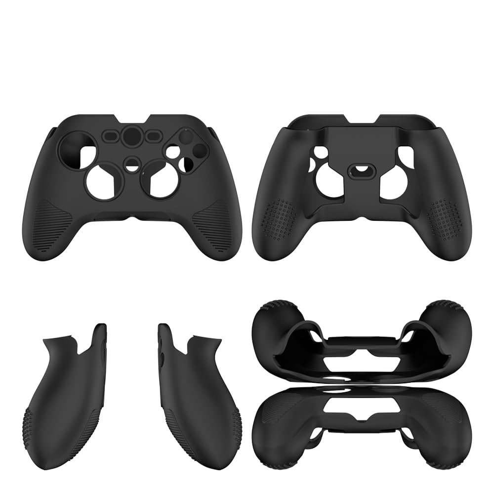 Game Controller Skin Cover Soft Silicone Protective Case Cover for SCUF Valor PRO Gamepad Anti-Slip Protector Sleeve (Black)