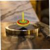 SUPVOX 10pcs Wooden Pinecone Spinning Top Toy for Toddlers Boys and Girls Funny Boy Girl Toy Smooth Surface and Design Random Color view 3