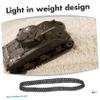 Kisangel DIY Tank Remote Control Robot 4pcs for Robo Toy Tank Track Wheel Replacement view 2