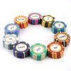 25PCS Ceramic Poker Chips Set, 40mm Casino Coins for Texas Hold'em, Blackjack, and Bingo Games, Professional Casino Style (Color: 25pcs $5) view 2
