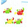 BRIGHTFUFU 4pcs Baby Crab Walking Toy Red Yellow Wind-up Toys for Boys and Girls Safe Smooth Develops Coordination Imaginative Skills view 3