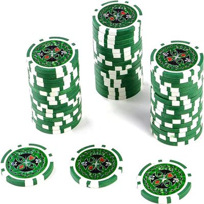 50PCS Casino Poker Chips Set, 12g Metal Core Counting Game Chips for Texas Hold'em, Blackjack, Monte Carlo, with Aluminum Case